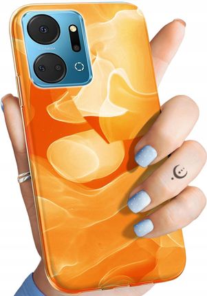 Hello Case Etui Do Huawei Honor X7A Pomarańczowe Pomarańcze Orange Obudowa