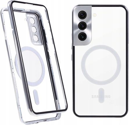 Xgsm Magnetyczne Etui Dual Glass Do Galaxy S21 Plus Obudowa Case Z Szybką 9H