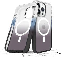 Etui z MagSafe Prodigee Safetee Flow + Mag do iPhone 15 Pro Max transparentne szare