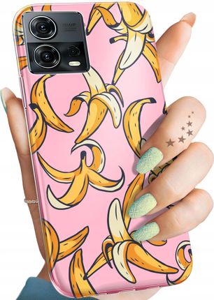 Hello Case Etui Do Motorola Moto S30 Pro 5G Edge 30 Fusion Banan Owoc Żółty