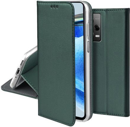 Case Etui Skórzane Do Xiaomi Redmi Note 12 Pro 5G Magnetyczne Book Szkło