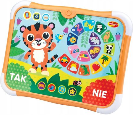 Dumel Tablet Edukacyjny Zagadki Tygryska Dla Dzieci Uczy Bawi 12M+