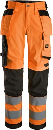 Snickers Workwear Spodnie Robocze Długie Damskie Odblaskowe Z Workami Kieszeniowymi 6743 En 20471/2