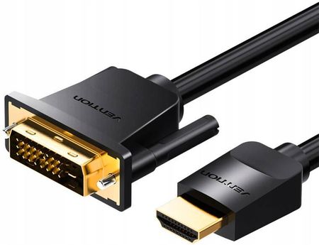 Vention Przewód Hdmi Do Dvi 1080P Mocny Pvc Czarny 5M