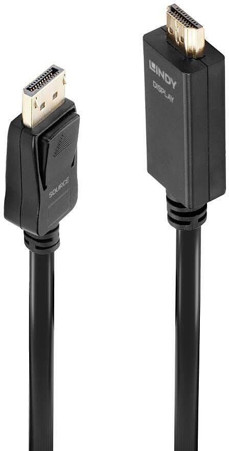 Lindy Adapter Displayport - Hdmi M/M 10.2G 2M Czarny 4K Uhd 30Hz ...