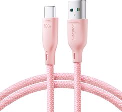 Zdjęcie Joyroom Multi Color Series Sa34 Ac6 Usb A C 100W Szybki Transfer 1M Różowy - Pleszew