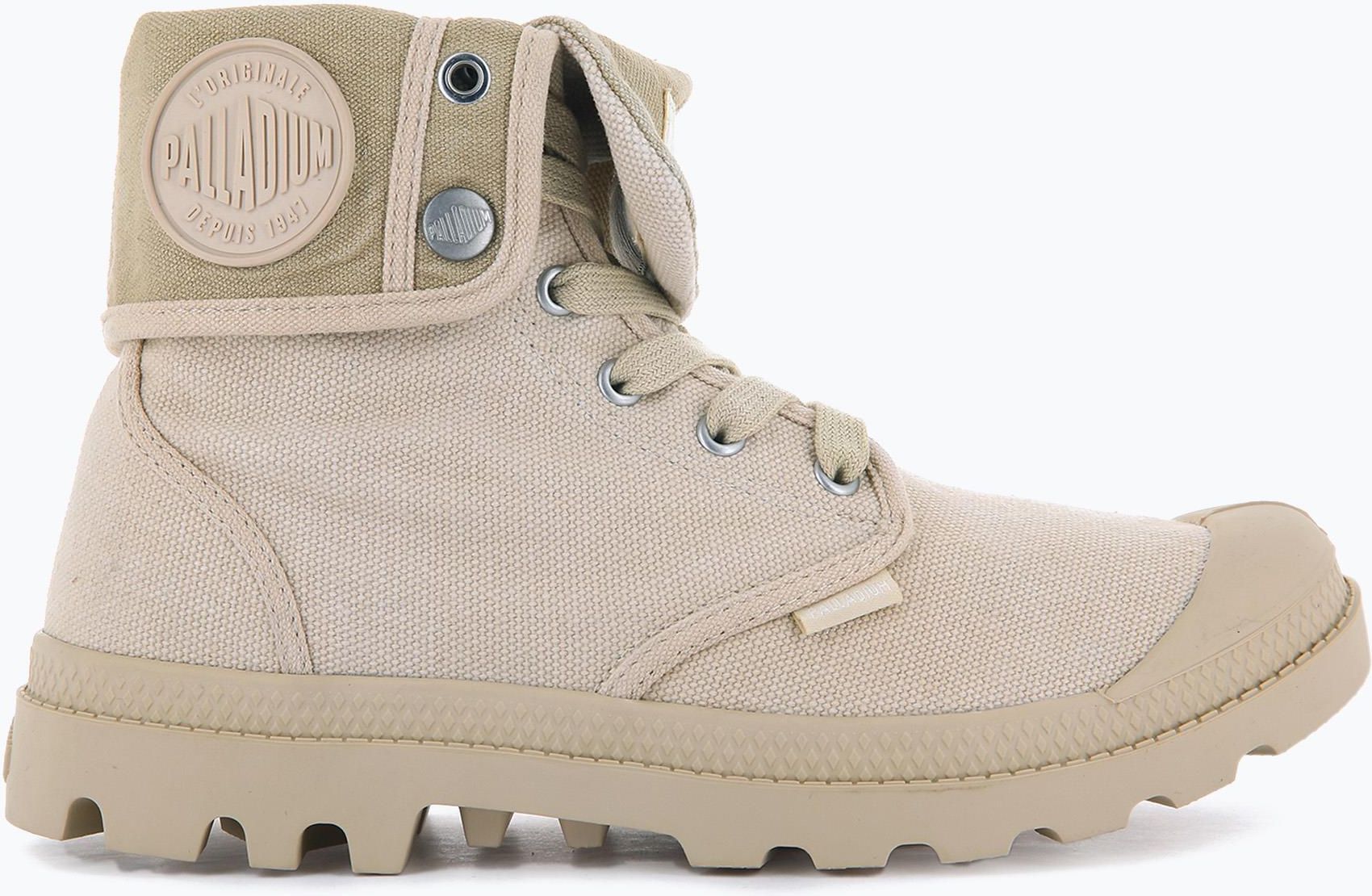 Palladium BAGGY - Stivaletti stringati - titanium/high rise/grigio chiaro