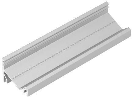 Profil aluminiowy LED CORNER16.v2 anodowany z kloszem - 1mb