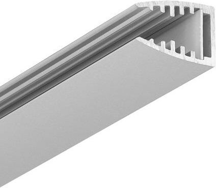 Profil aluminiowy LED MIKRO10 z mocowaniem - anodowany (do szyb 6mm) - 4mb