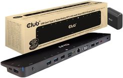 Club 3D Csv 1565 stacja dokująca Usb C Vga Hdmi Dp Gige (CSV1565)