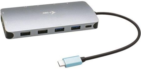 I Tec USB C Metal Nano Stacja Dokująca 3x Display 2x DP 1x HDMI LAN Power Delivery 100 W (C31NANODOCKPROPD)