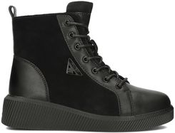 Botki skórzane FILIPPO DBT4776/23 BK CZARNY (37, Czarny)