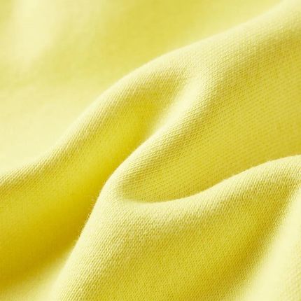 Bluza dziecięca z kapturem i zapięciem na zamek, jasnożółta, 140 - zdjęcie 4