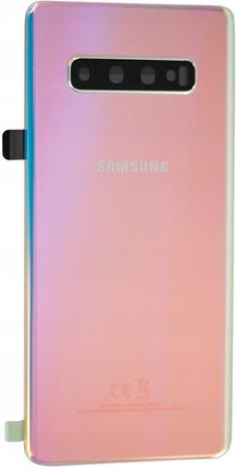 Samsung Oryginalna Pokrywa Baterii Klapka Galaxy S10 Plus Sm G975 Srebrny