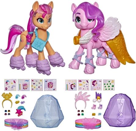 Hasbro My Little Pony Kucyk Princess Patals + Sunny +40 Akcesoriów F2453 F2454