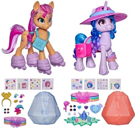 Hasbro My Little Pony Kucyk Princess Sunny + Izzy +40 Akcesoriów F2454 F3542