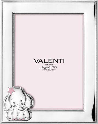 Valenti Ramka Ze Słonikiem | Rozmiar: 9X13 Cm | Kolor: Różowy | Sku: Vl73184/3Lr