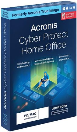 Acronis Cyber Protect Home Office Advanced 5 stanowisk, 12 miesięcy + 50 GB