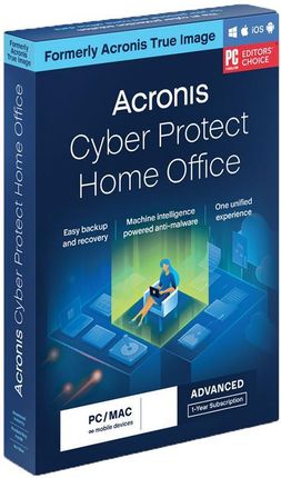 Acronis Cyber Protect Home Office Advanced 3 stanowiska, 12 miesięcy + 50 GB