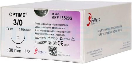 Péters Surgical Optime - Nici, Szwy Chirurgiczne Wchłanialne Pga (18S40AB)