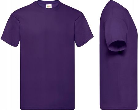 T-shirt Koszulka Fruit Of The Loom purple XL - zdjęcie 3