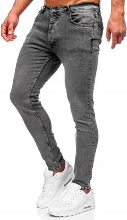 Spodnie Jeansy Skinny Fit Czarne R925-1 Denley_l