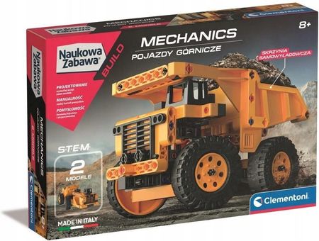 Clementoni Logiczna Zabawka Rozwijająca Do Budowania Dla Chłopca Pojazdy Górnicze