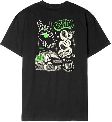 koszulka SANTA CRUZ - SB x Mike Giant Center T-Shirt Black (BLACK) rozmiar: M