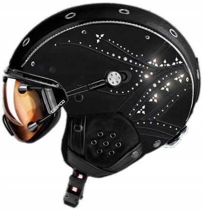 Kask narciarski CASCO SP-3 Majesty Ltd Edition Swarovski black L