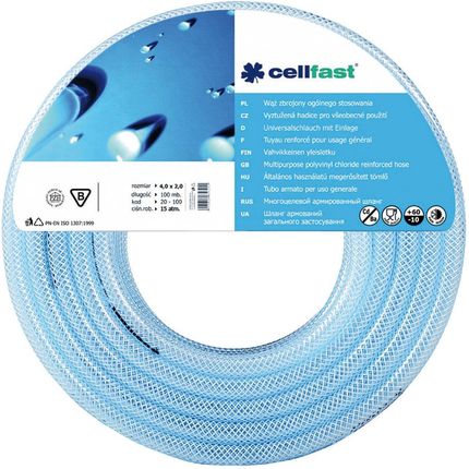 Cellfast Wąż Zbrojony Ogólnego Stosowania Fi=25,0mm Dł.50m Rolka Cf20109R