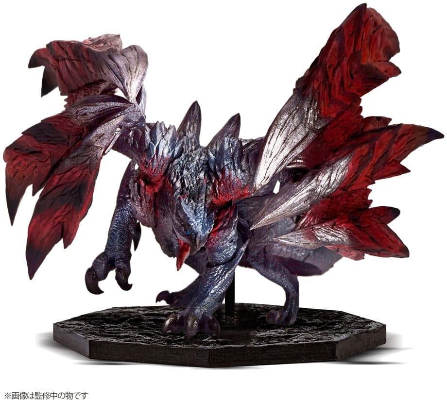 CAPCOM モンスターハンター VALSTRAX フィギュア Capcom Monster Hunter PVC Statue Builder Cube Crimson Glow
