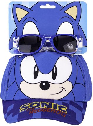 Sonic czapka z daszkiem okulary 53 cm