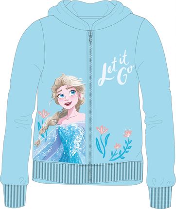 Bluza Dziewczęca Kaptur Kangurek Frozen Elsa 122