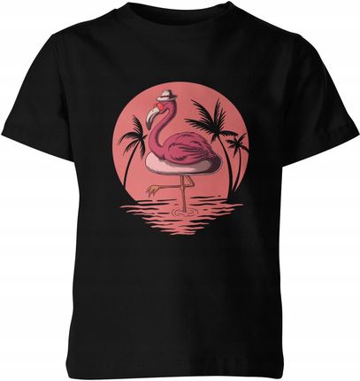 Flaming Koszulka Dziecięca Z Flamingiem Nadrukiem