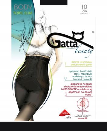 GATTA BODY TOTAL SLIM 10 FUSION wz.00/3-M/Nero