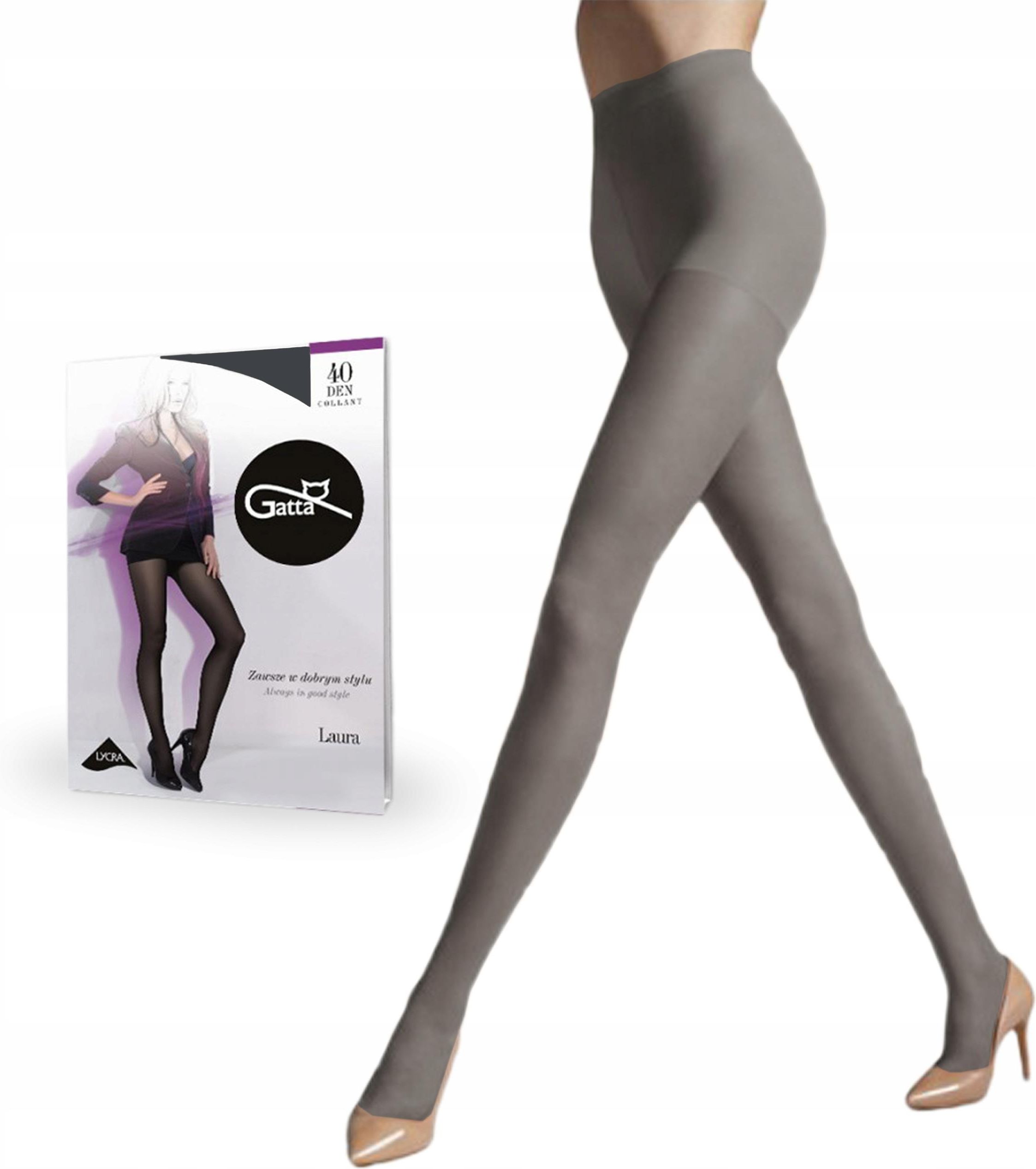 Gatta Collant Laura 20 DEN Da Donna, Confezione Da 3, Colore Grigio, Taglia L, Morbidi E Resistenti