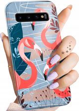 Hello Case Etui Do Samsung Galaxy S10 Flaming Flamingi Ptaki Obudowa Pokrowiec