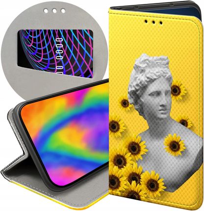 Hello Case Etui Z Klapką Do Huawei Honor X7A Żółte Słoneczne Yellow Futerał
