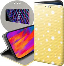 Hello Case Etui Z Klapką Do Iphone 14 Plus Kropki Grochy Bokeh Dots Futerał