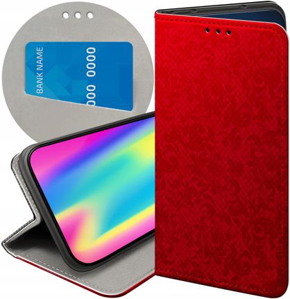 Hello Case Etui Z Klapką Do Samsung Galaxy S21 Ultra Czerwone Serca Róże Futerał