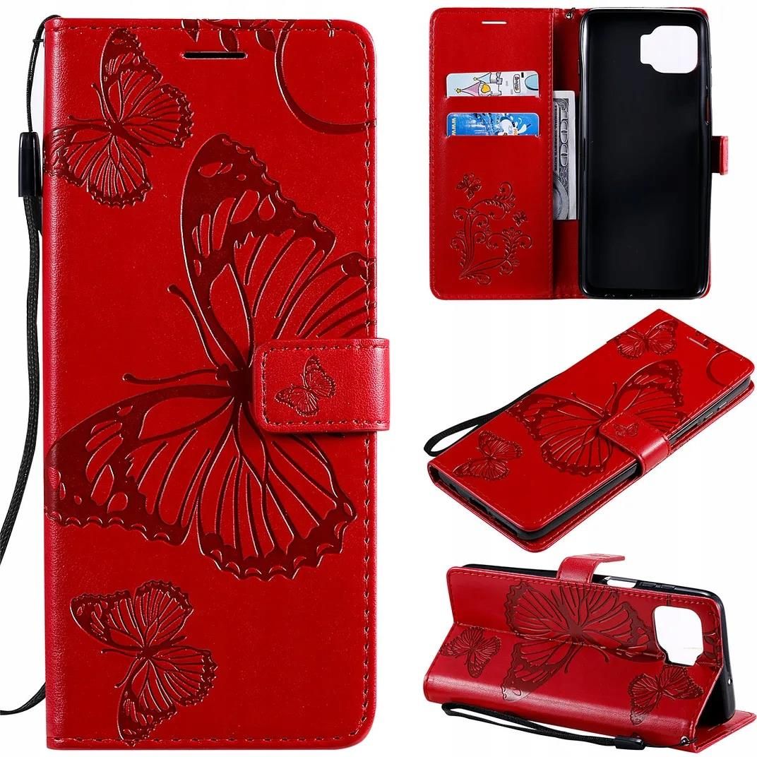 SATURCASE Custodia A Portafoglio Per Motorola Moto G 5G Plus | Pelle PU Verde Con Slot Carte E Supporto | Morbida Al Tatto - 3