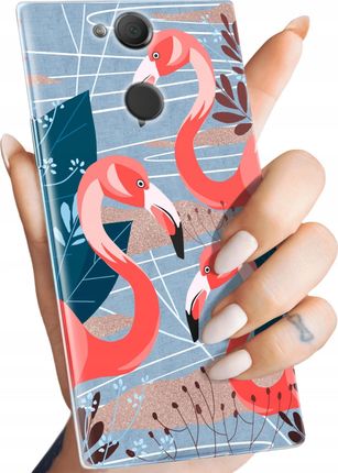 Hello Case Etui Do Sony Xperia Xa2 Flaming Flamingi Ptaki Obudowa Pokrowiec