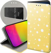 Hello Case Etui Z Klapką Do Iphone 12 Mini Kropki Grochy Bokeh Dots Futerał