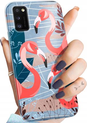 Hello Case Etui Do Samsung Galaxy A41 Flaming Flamingi Ptaki Obudowa Pokrowiec