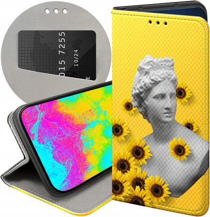 Hello Case Etui Z Klapką Do Samsung Galaxy A7 2018 Żółte Słoneczne Yellow