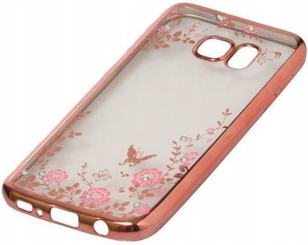 Gsm Hurt Etui Do Samsung Galaxy S7 G930 Bumper Glossy Diamond Jasno Różowe Case