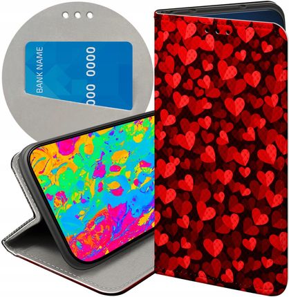 Hello Case Etui Z Klapką Do Xiaomi Mi A2 6X Walentynki Miłość Serce Futerał