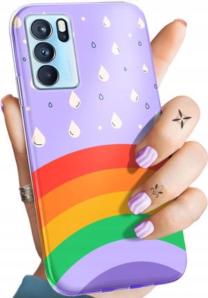 Hello Case Etui Do Oppo Reno 6 Pro 5G Tęcza Rainbow Obudowa Pokrowiec