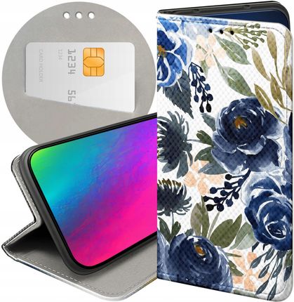 Hello Case Etui Z Klapką Do Xiaomi Poco X3 Nfc Kwiaty Kwieciste Flower Futerał