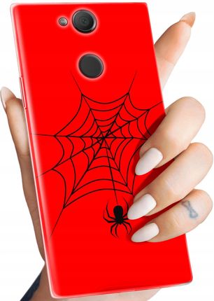 Hello Case Etui Do Sony Xperia Xa2 Pająk Spider Pajęczyna Obudowa Pokrowiec